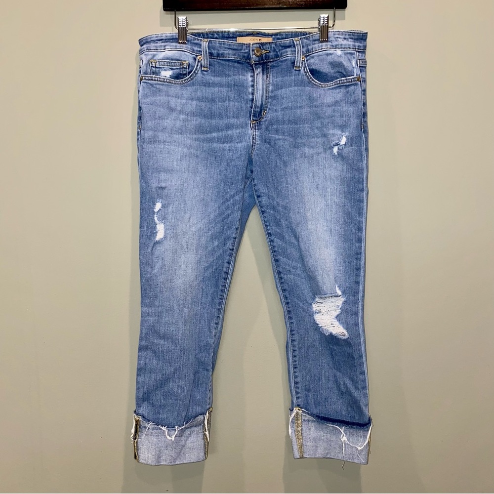 Joe’s Distressed Cuff Crop Jeans - Size 32